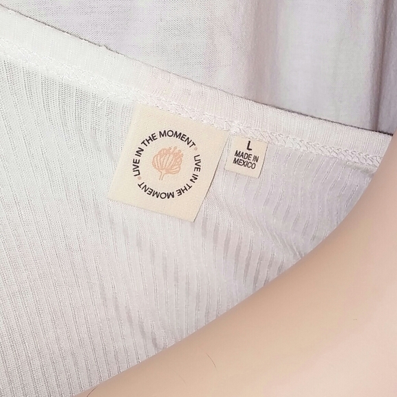 Lettuce hem cardigan crop large - Picture 4 of 4